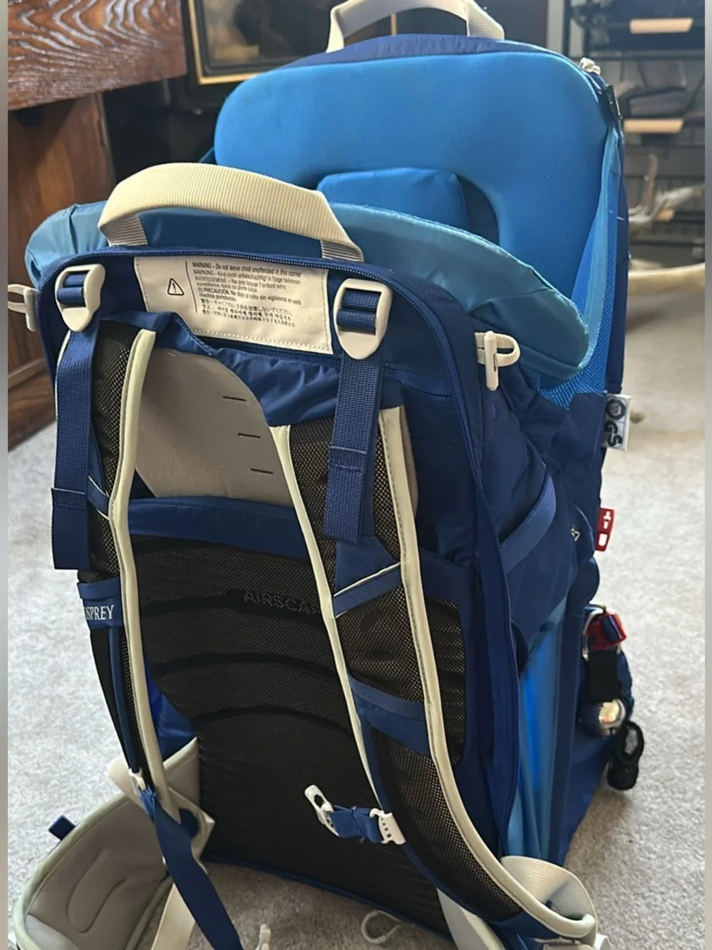 OSPREY Poco LT Child Carrier Ultralight Backpack EUC